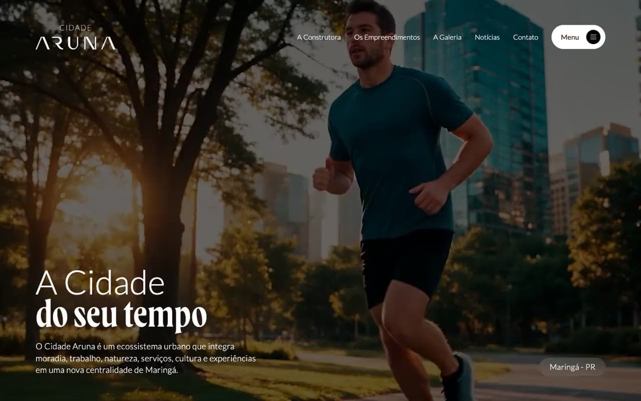 Cidade Aruna website