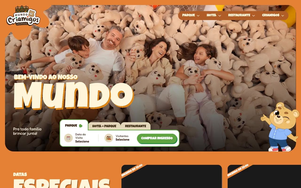 Mundo Criamigos website