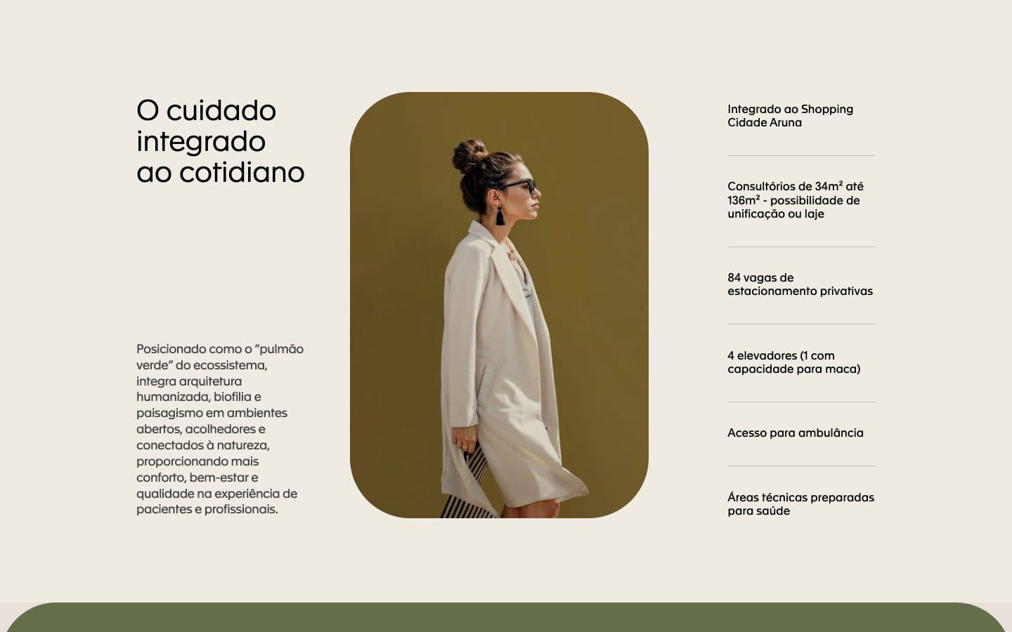Cidade Aruna: Property page: services and amenities