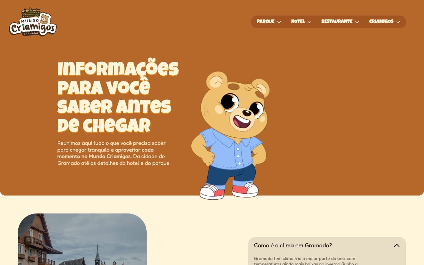 Mundo Criamigos: Before you arrive: practical information