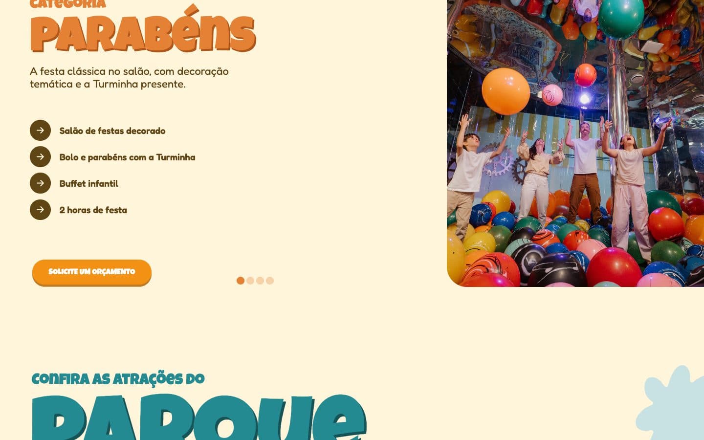 Mundo Criamigos: Birthday parties: packages