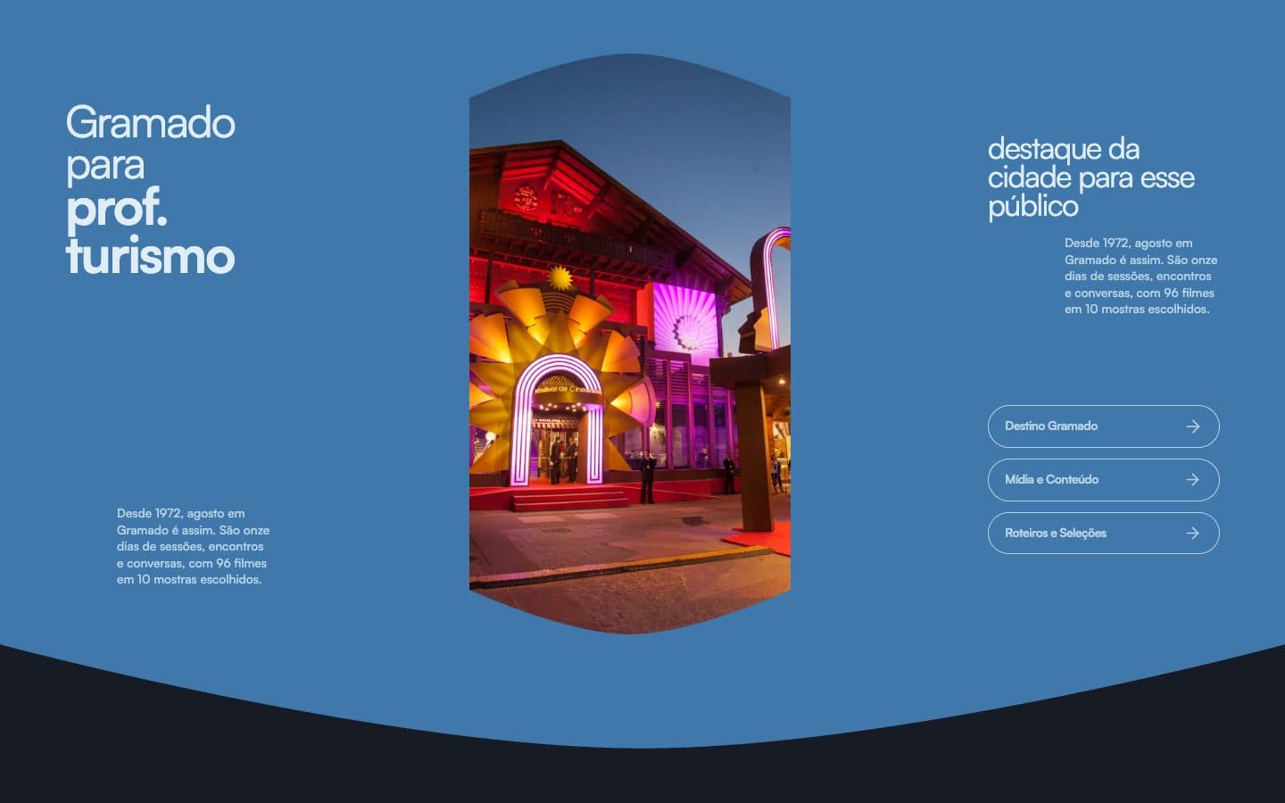 Visit Gramado: Homepage: tourism professionals